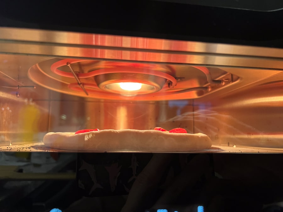 Light inside the Ooni Volt 12 oven. 