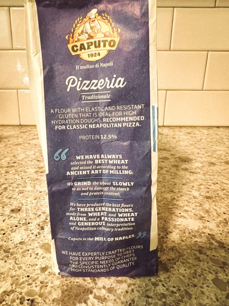 Caputo blue flour bag